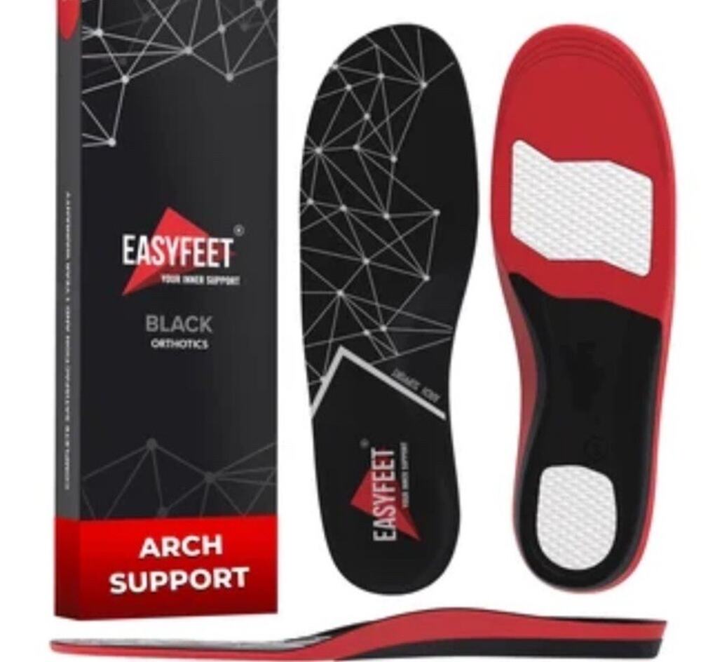 EASYFEET ARCH SUPPORT ORTHOTIC SPORTS SHOE INSOLES SIZE M NEW NIB Sealed